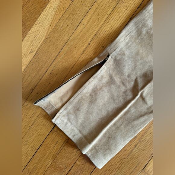 Y2K Vintage Brown Suede Pants - Picture 6 of 11